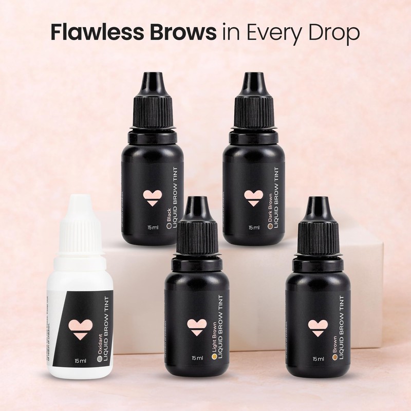 Belamu Brow Liquid Tint – Professional Hybrid Eyebrow Dye with