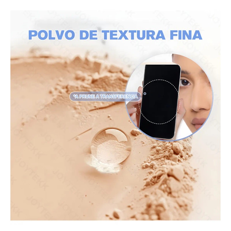 Base De Maquillaje Polvo Compacto Fijador Matte+blush Kit
