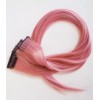 Feather & Elm Pastel muted rose pink hair extension clip