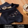 Microfiber Cloth Jewelry Glasses Lens Cleaning 15x