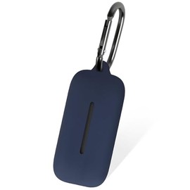 Geiomoo Silicone Case for Sony WF-C510, Soft Flexible Scratch Resistant Protective Cover with Carabiner (Navy Blue)