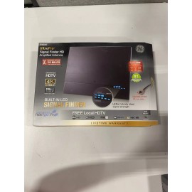 GE Indoor UltraPro Signal Finder HD Amplified Antenna