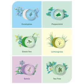 Shower Steamers Aromatherapy - Bridesmaid Gifts for Sister, 6 Scents Eucalyptus and Mint Shower Bombs Long Lasting, Individually Wrapped, Christmas Stocking Stuffers for Women, Blue