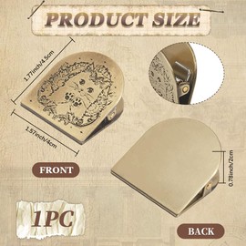 craspire Metal Clip for Diary with Cats and Kittens Motif, Cute Vintage Travel Notebook Book and Bill Binder Clips Holder Alloy Antique Bronze Decorative Midori Travellers for TN Travelers