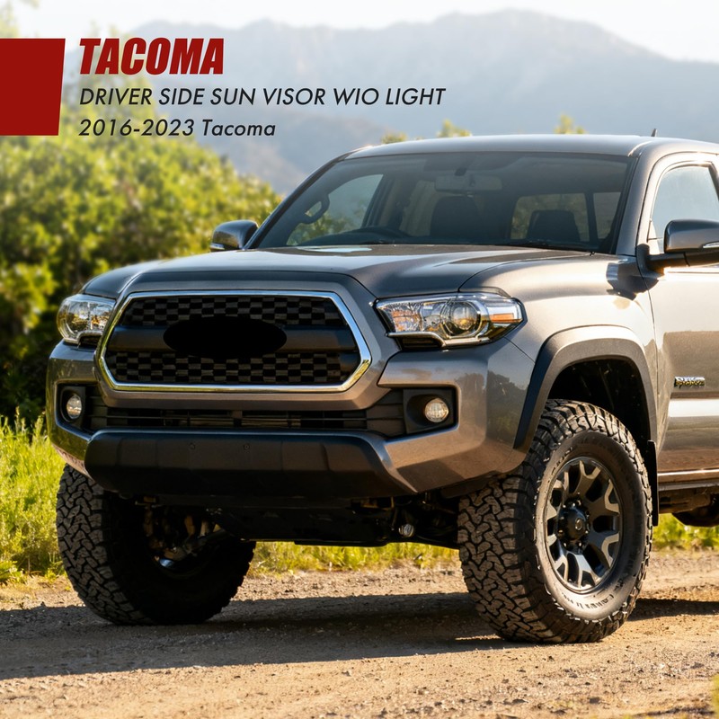 Complete Left & Right Side Sun Visor Set for Toyota