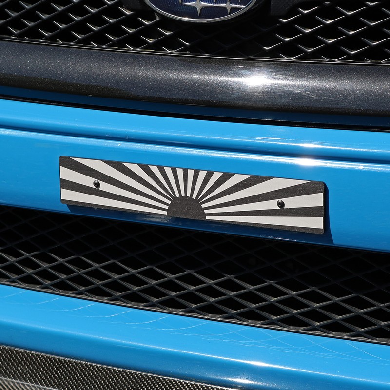 Billetworkz Rising Sun License Plate Delete Compatible with Subaru BRZ