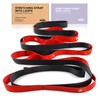 ROSAPOAR Stretching Strap with Loops - Non Elastic Yoga Straps