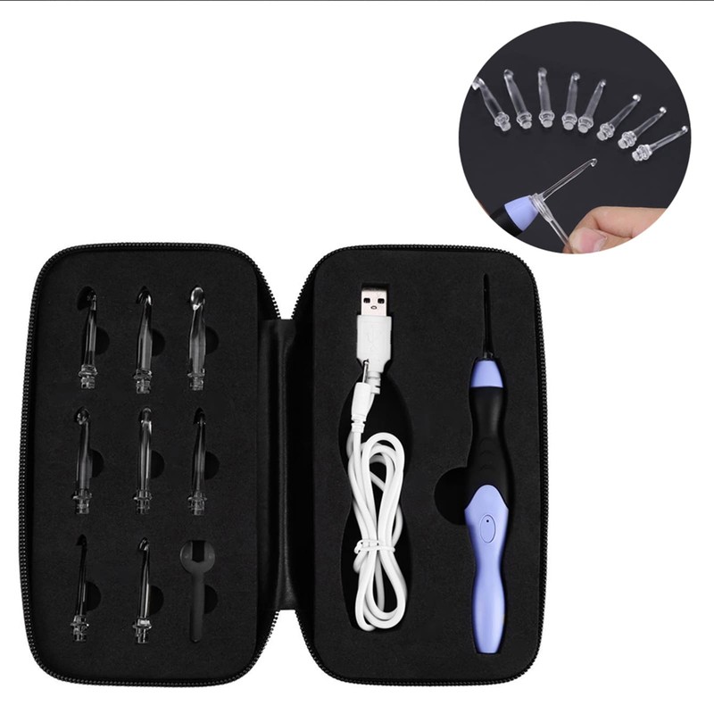 LED Crochet Hook Crochet Hook, Crochet Needle, Light Up Crochet