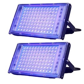 Byttlerom 2 Pcs UVA Black Light 220V~240V Black Lights for Black Light Stage Lighting Body Paint Fluorescent 100W