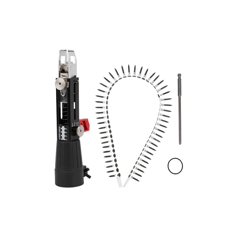 Magazine Screwdriver, Magazine Attachment for Drywall Screwdriver, Screw Drill Chain