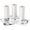Ponek White Mini Printer Paper, Compatible with Sticker Maker Y02C/T02/M02X/M02L/Q02,