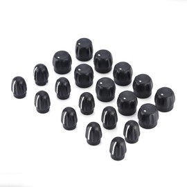 Bewinner 10 Pairs Walkie Talkie Volume Knob and Channel Selector Knob Accessories for Motorola, Strong and Durable,Replaceable Knob for Walkie Talkie Radio