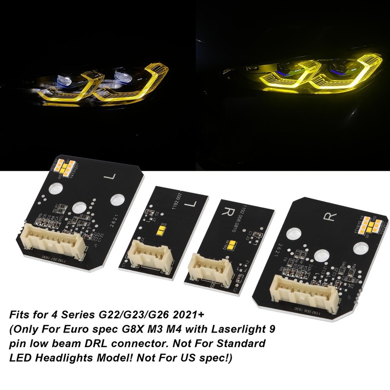 CSL Yellow DRL LED Modules Board Set for M3 G80