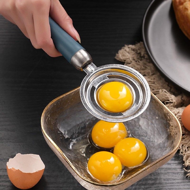 Egg Separator, Egg Yolk Separator, Stainless Steel, Egg Yolk Separator,