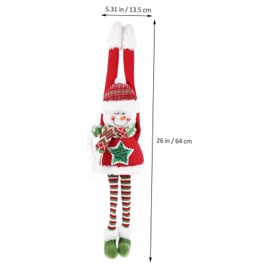 Ciieeo Hanging Plush Christmas Tree Ornament Cute Pendant for Door Decor for Home Garden Office and Holiday Celebrations