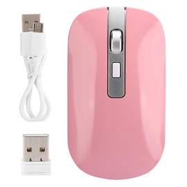 2.4G Wireless Mouse Ergonomic 1600 DPI

High Resolution USB Charging Computer AccessoriesPink
