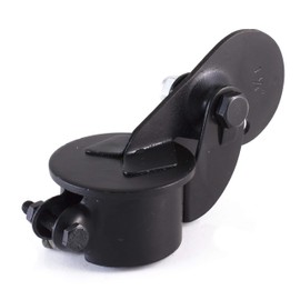 1-3/4 Inch Tractor Exhaust Silencer Weather Flap Rain Cap Muffler Cover 1.75" - Black