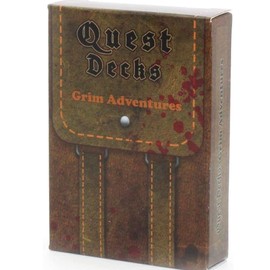 Dice Dungeons Quest Decks: Grim Adventures | Fantasy Supernatural Roleplaying Open-Ended Quest Prompt Cards