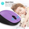 LeadsaiL Wireless Mouse for Laptop, 2.4GHz Silent USB Mouse, Slim