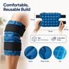 Reusable Knee Ice Pack Wrap for Hot & Cold Therapy