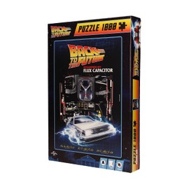 SD toys SDTUNI24344 Puzzle 1000 Powered by Flux Capacitor Back to The Future, No Colour