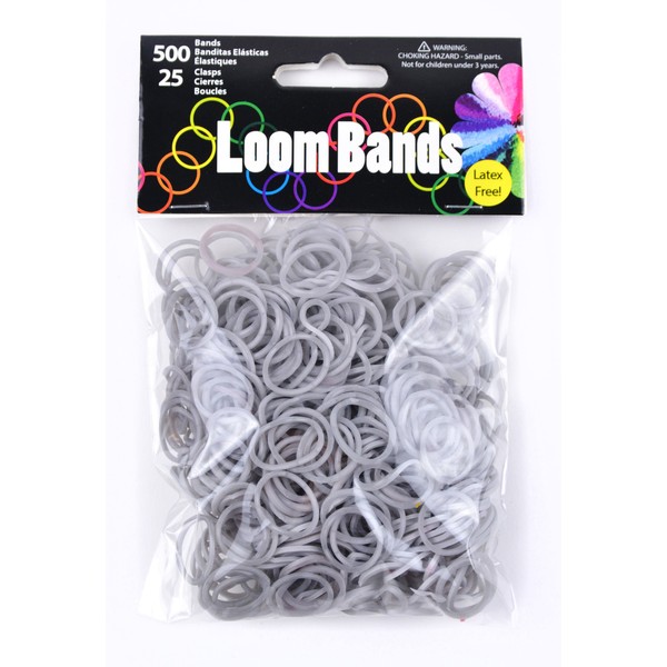 Touch of Nature 50623 Loom Bands, Silver