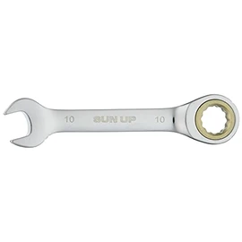 KONYO SUN UP 72 Gear Combination Wrench Short GWS-10 0.4 inches (10 mm), Main Unit: Depth 0.2 inches (0.6 cm), Main Unit: Height 3.8 inches (9.6 cm), Main Unit: Width 0.9 inches (2.2 cm)