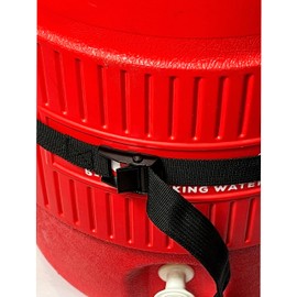 Jungle Jim’s Water Cooler Holder Rack for Truck or Trailer, Fits 5-Gallon Buckets and Coolers, Heavy-Duty 12 Gauge Steel Mount for Lawn & Landscape Crews (Holder Only, Cooler Not Included)