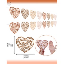 KARAQY Talavera Cielito Lindo Heart Banner - 2 PCS Papel Picado Hearts Garland, Mexican Wedding decorations for Cinco de Mayo, Baby Shower or Boho Party Decor