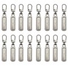 16PCS Zipper Pullers Metal Zipper Slider Pull Tab Replacement Zipper