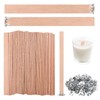 BENIMUS 120 Pcs Thickened Wood Candle Wicks, 5.1 X 0.5