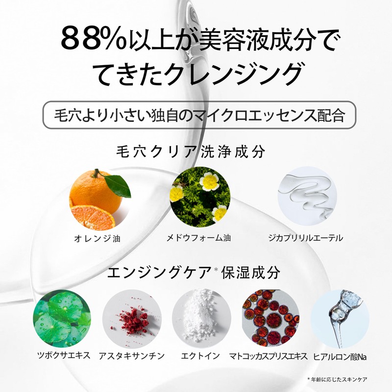 RIMEDO クレンジング セラム cica ツボクサエキス アスタキサンチン エクトイン ハリ弾力 毛穴 黒ずみ