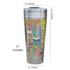 Catstudio Palm Beach Thermal Tumbler | Triple Wall Insulation With