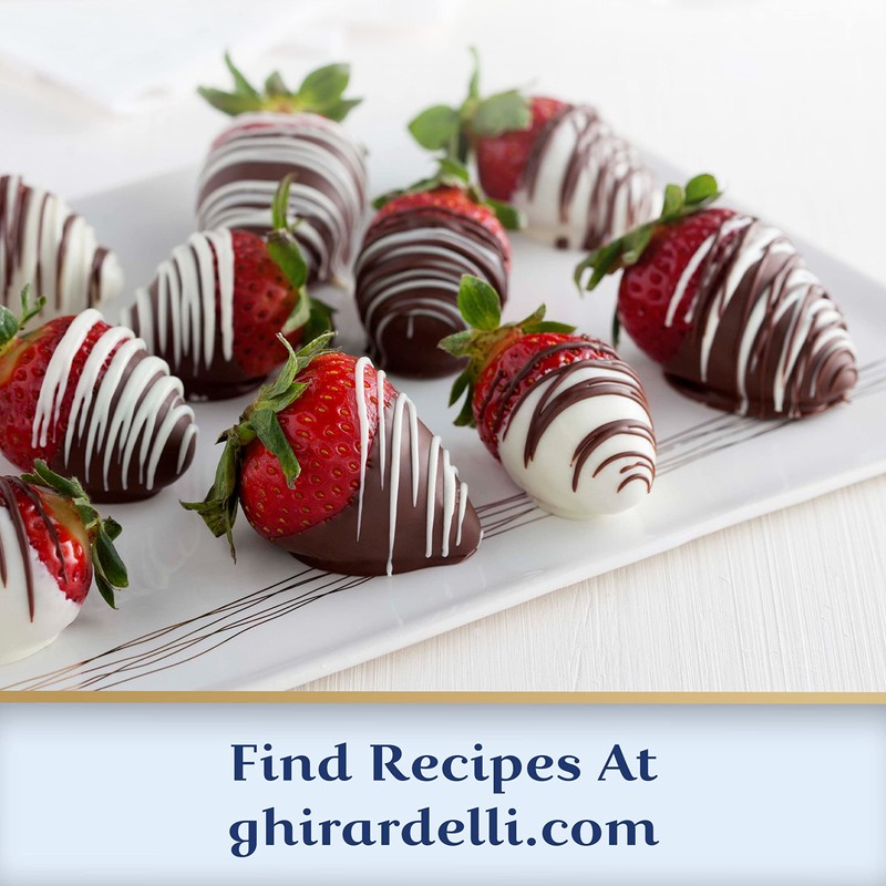GHIRARDELLI Dark Chocolate Flavored Melting Wafers, 10 OZ Bag (6