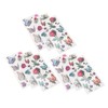 WOONEKY 9 Sheets Butterfly Tattooing Stickers Floral Transfer Decals Easy