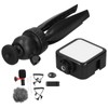 Portable Phone Microphone Vlogging Equipment Microphone Kit with LED Light