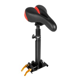 Scooter Seat, Adjustable Comfortable and Shock-Absorbing Electric Scooter Seat Saddle for Xiaomi M365/M365 Pro, Adjustable Height Aluminum Alloy Rod Frame 17.71-25.6 Inc Without Punching and Folding