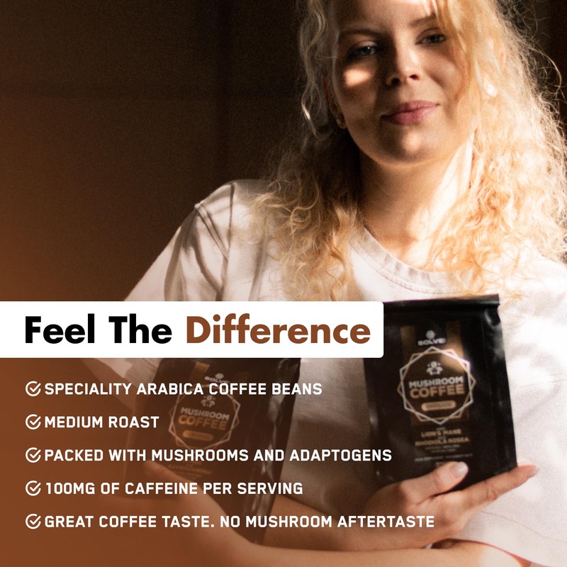 SOLVE Labs® ● Ground Coffee with Chaga & Ashwaganda ●