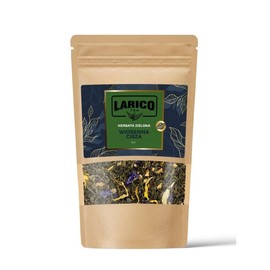 LARICO Premium Green Tea Loose Leaves - Spring Silent 50 g / with Fruit Pieces, Mallow Petals, Marigold and Sunflower Seeds/Green Tea