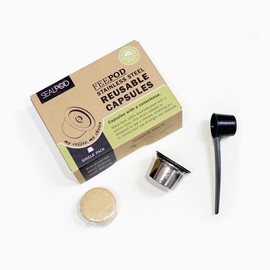 Sealpod Reusable Capsules for Caffitaly/K-Fee/Cafissimo Stainless Steel Refillable Pods (Single Pack - 1 Capsule)