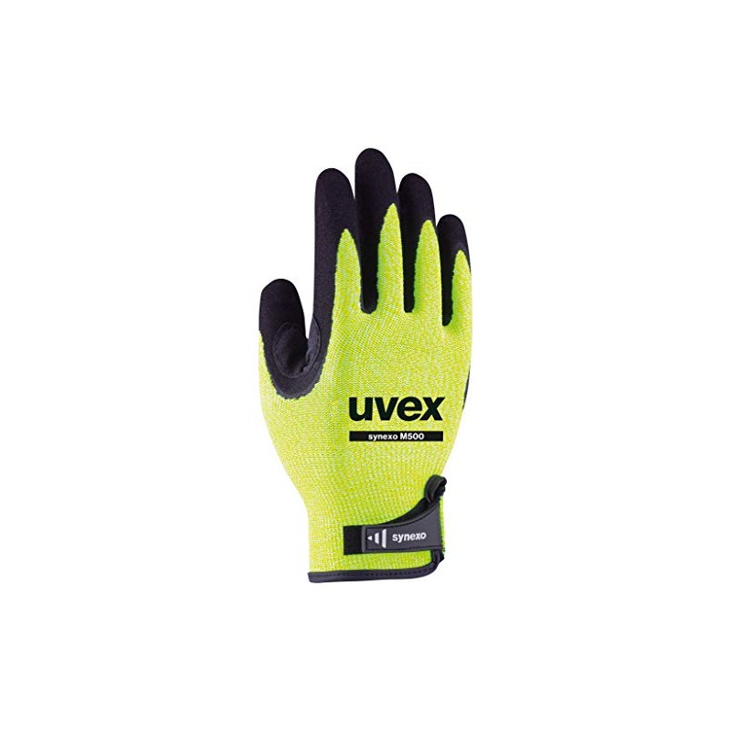 Uvex Synexo M500 Padded Cut Protection Gloves - Yellow/Black -