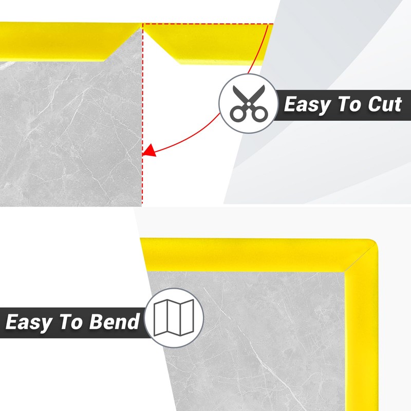 Rubber Edge Trim, Self Adhesive L Shaped Edge Trim, Small