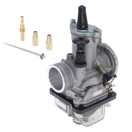 Universal Motorcycle Racing Carburetor PWK 32MM,Fit for 2T 4T Engine Scooter Motorcycle ATV Quad Pit Bike 180cc-200cc PWK Carburetor (Black,32MM)