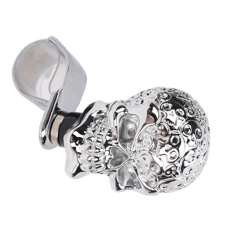 Skull Steering Wheel Turn Knob 3cm Diameter Turn Knob Spinner