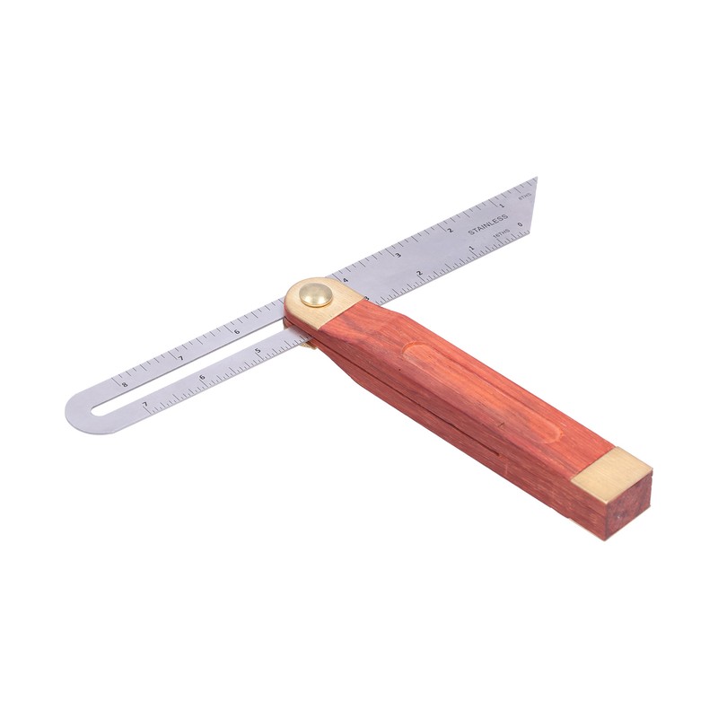 Woodworking Bevel Movable 9in Sliding T Carpentry Adjustable Angle Ruler