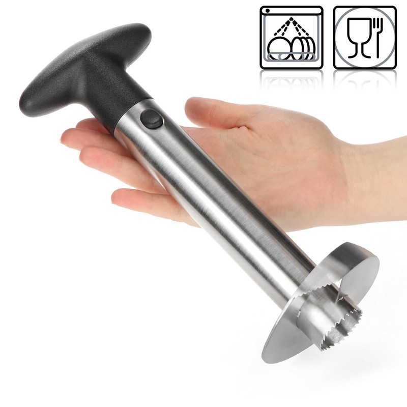 COM-FOUR® 2X Pineapple Cutter 3 in 1 - Pineapple Peeler