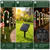 Solar Christmas Pathway Lights for Outdoor Décor – 5-Piece 8-Mode