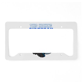 CafePress This Soccer Boy is 2N Aluminum License Plate Frame, License Tag Holder