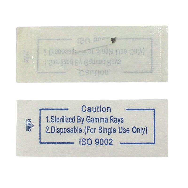 Xiaoyu Microblading Needles, Permanent Makeup Manual Tattoo Eyebrow Blade Bevel
