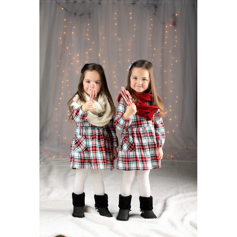 Funky Junque Kids Infinity Scarf - Solid Red